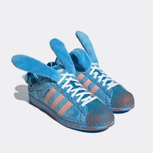 Adidas Melting Sadness x Superstar Bunny Sneakers Blue Women's 7